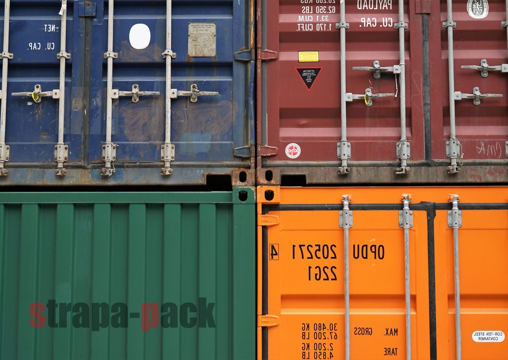 Strapa-pack Containerregen
